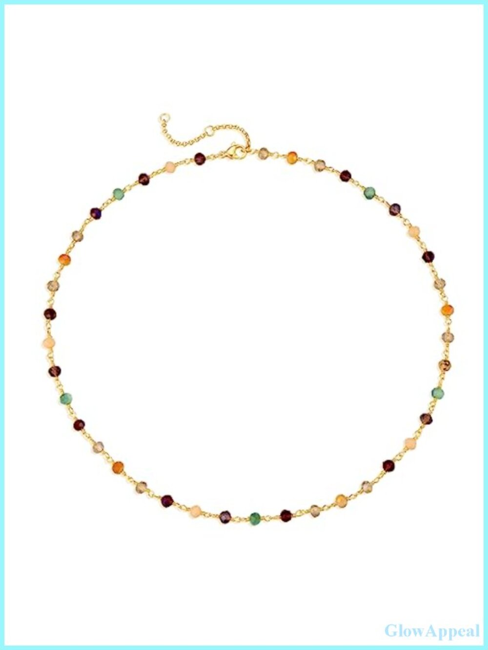18K Gold Plated Cubic Zirconia Choker Necklace 15 Inch